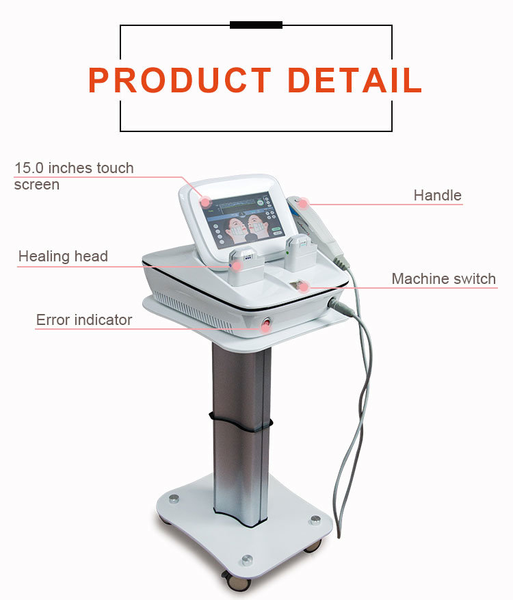 Portable Design 3D Hifu Machine for Anti-Wrinkle and Skin Rejuvenation