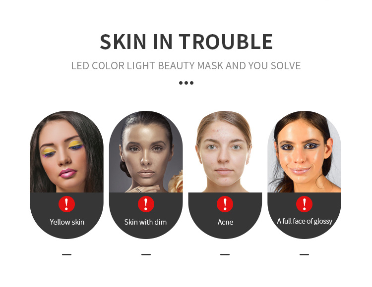 Portable 7 Color LED Light Therapy Skin Rejuvenation PDT Machine