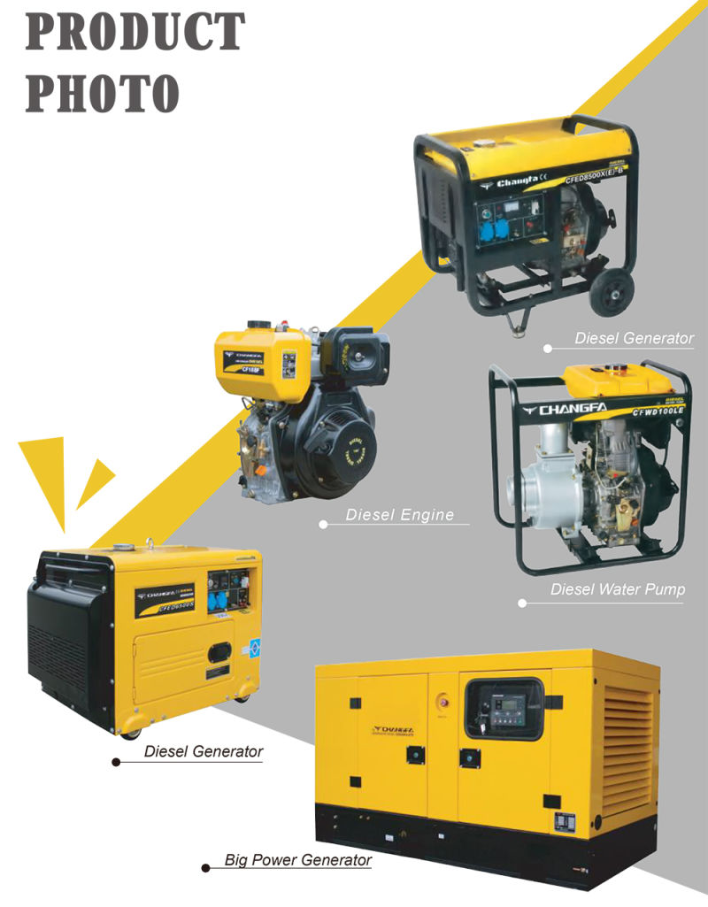 3 Phase Diesel Electric Portable Generator 7500 for Home Use