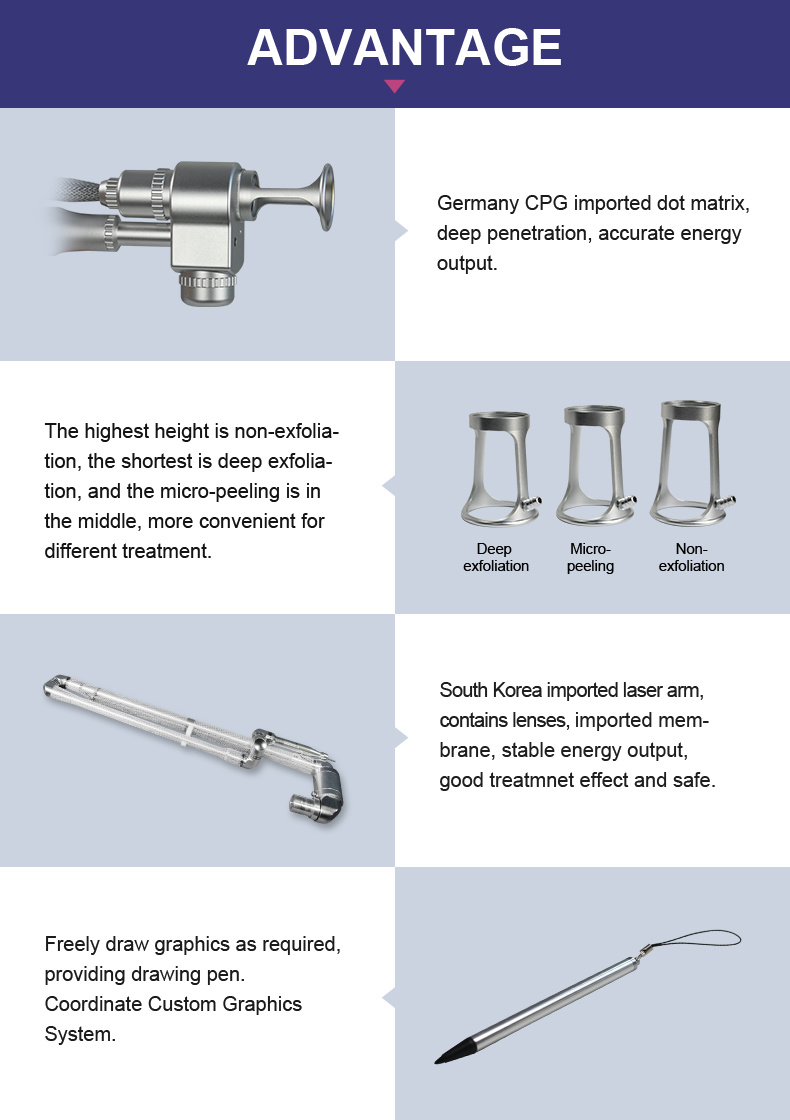 Best CO2 Fractional Laser Treatment Laser Machine CO2 Fractional Laser Machine for Sale