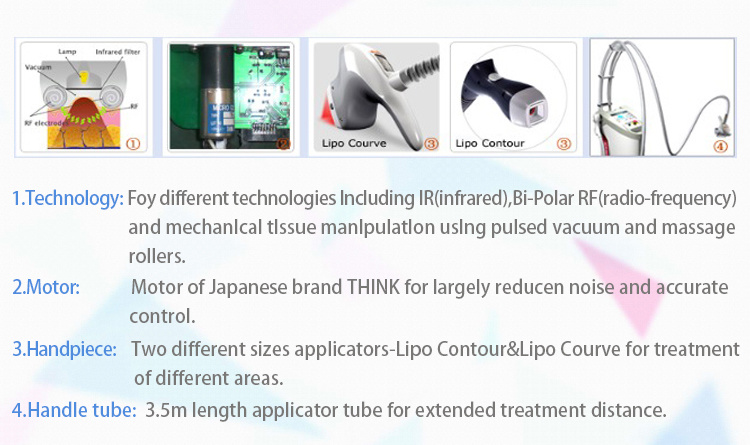 Bipolar RF Cellulite Skin Therapy Beauty Equipment