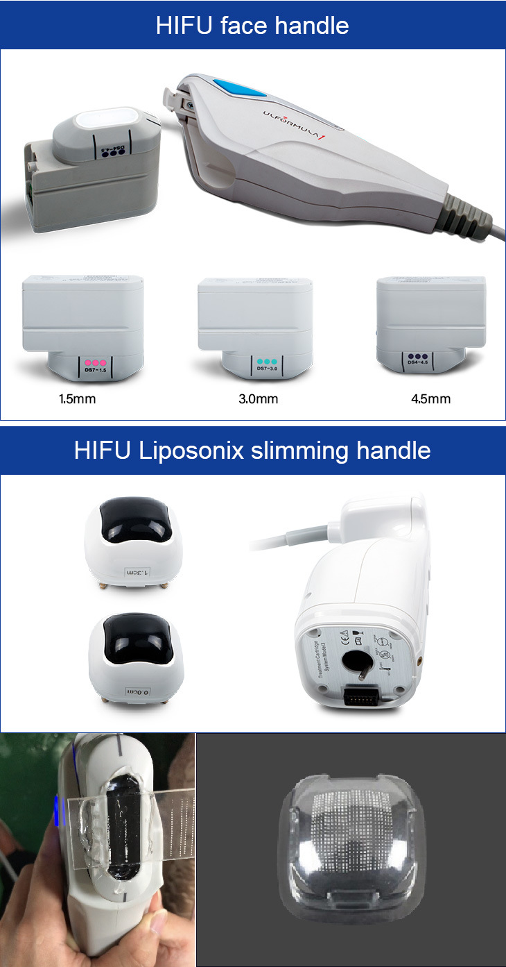 2 in 1 Liposonix Ultrasonic Slimming Face Lifting Hifu Beauty Machine