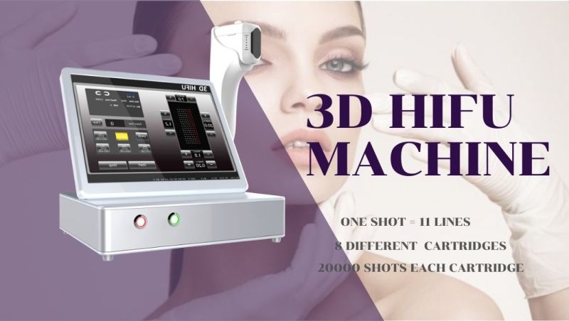 11 Lines 3D Hifu Focused Ultrasound Wrinkle Removal Machine