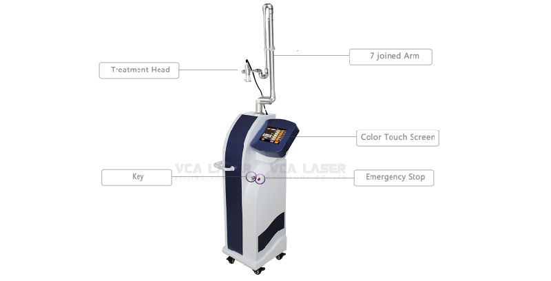GBL Vertical (30W) High Quality Fractional CO2 Laser Machine Tube Acne Scar Removal