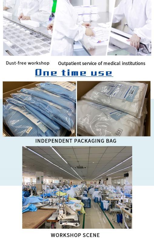 Personal Protective Equipment Coverall Isolation Disposable Safety Clothing Protective Suit