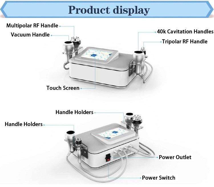 FDA Approved Cheap Body Slimming Bipolar RF Salon Use Mini Portable Ultrasound Cavitation Machine
