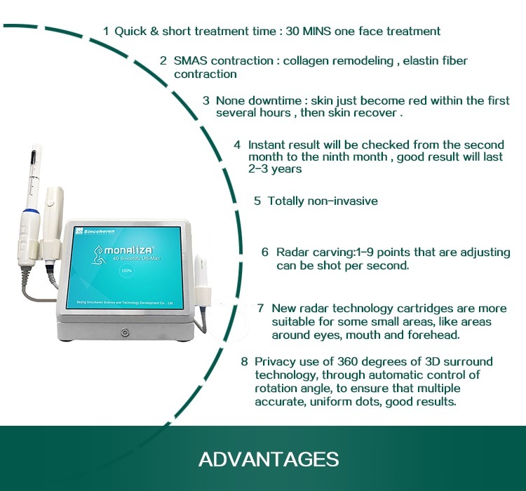 2020 New Trend 12 Lines 4D Hifu 3D 2 in 1 4D Face Treatment Machine Vmax Hifu Machine Hifu Slimming Machine