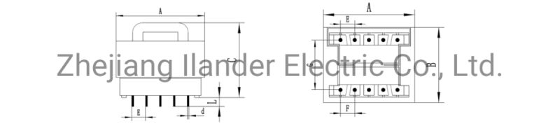 Manufacturer Ei2811 Power Transformer for TV Charger Beauty Salon Equipment