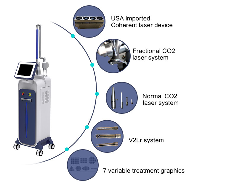 CO2 Fractional Laser Multifunction Beauty Equipment