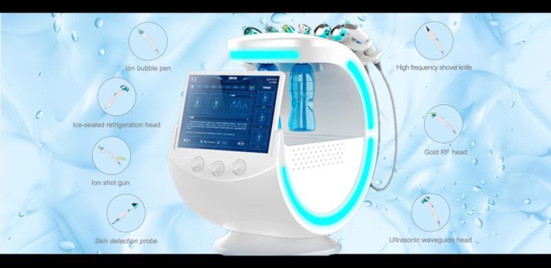 Facail Oxygen Machine Hydra 7 in 1 Facial Machine Skin Clean Hydra Peeling Beauty Machine