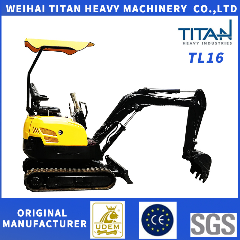 Chinese Mini Digger Excavator for Home Use with Accessories