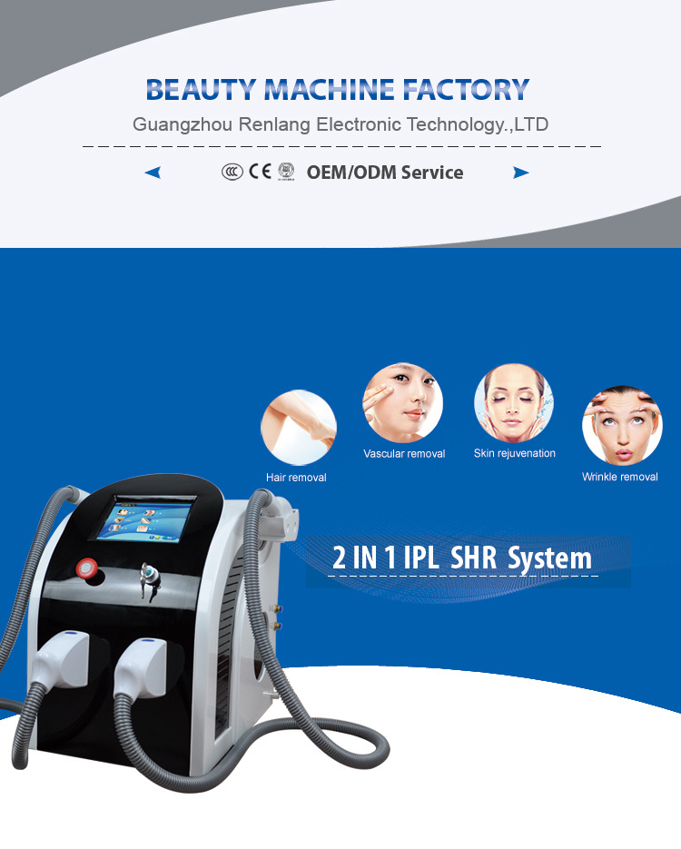 Pain Free Moving IPL Hair Removal and Skin Rejuvenation Machine