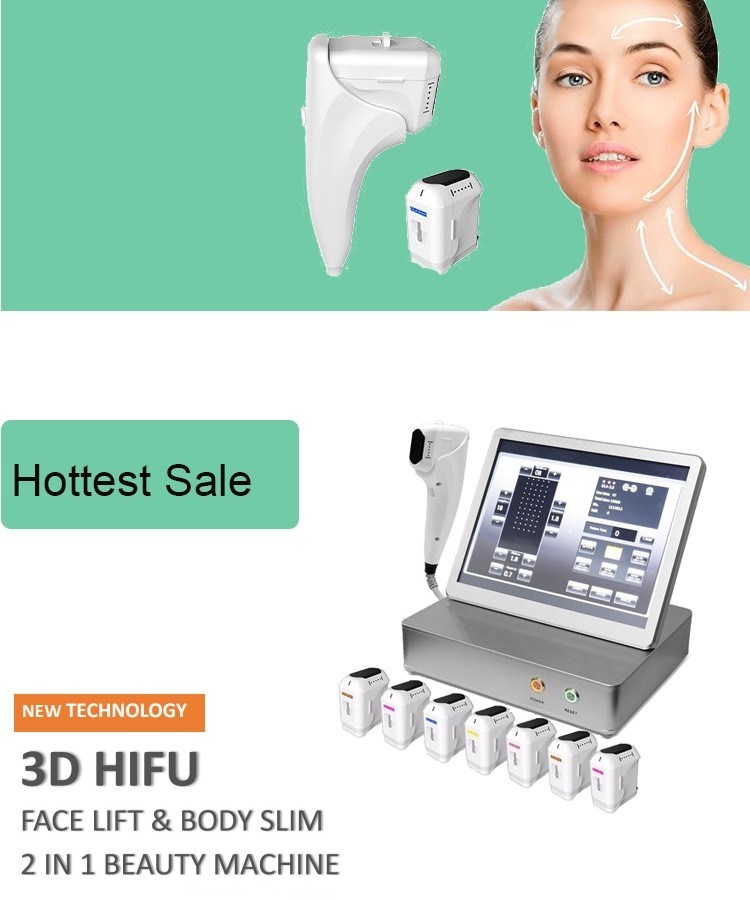 Sincoheren Hifu 3D 20000 Shots Anti-Wrinkle Hifu Face Lift Machine Intensity Focused Ultrasound Skin Tightening 3D Hifu Machine