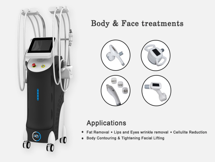 Body Slimming System Vacuum Cavitation RF Machine