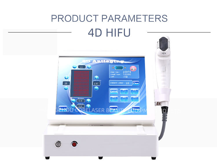 High Intensity Focused Ultrasound 3D Hifu Face Lifting Hifu Wrinkle Removal Machine