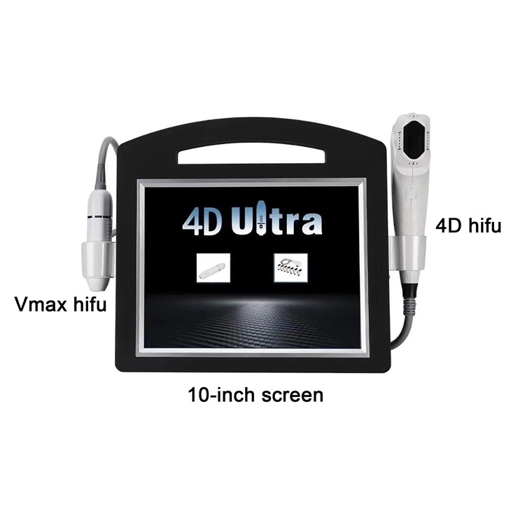 2021 Mini Vmax 3D 4D 5D Hifu Ice Face and Body Lifting Facial Machine V Max Korean Anti-Wrinkle Slimming Hifu Device