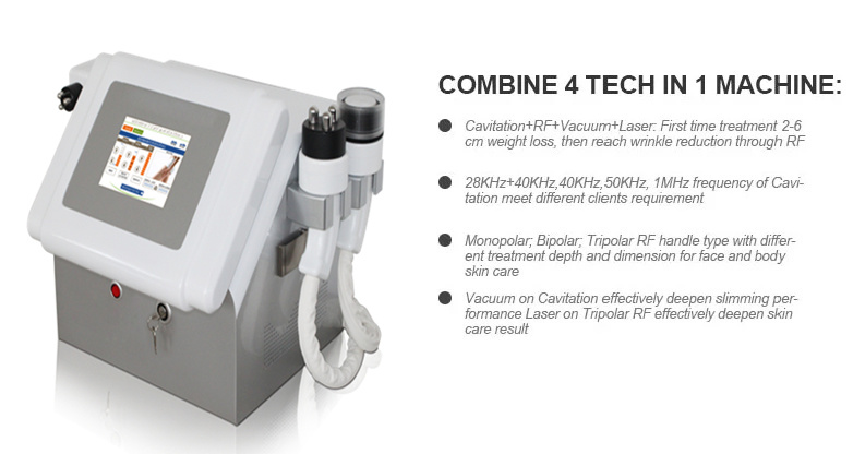Newest Ultrasonic Cavitation & Vacuum & RF Cavitation Slimming Machine