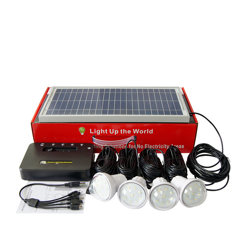 Portable Solar Kit for Home Use and Phone Charging