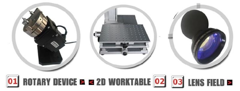 10W 20W Portable Fiber Laser Marker for Metal / Laser Equipment