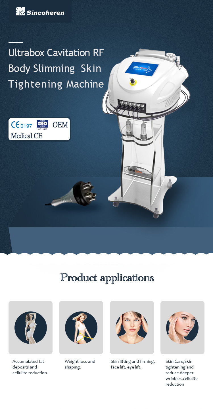 Portable Cavitation Slimming Machine Weight Loss 40K Ultrasound Cavitation Machine