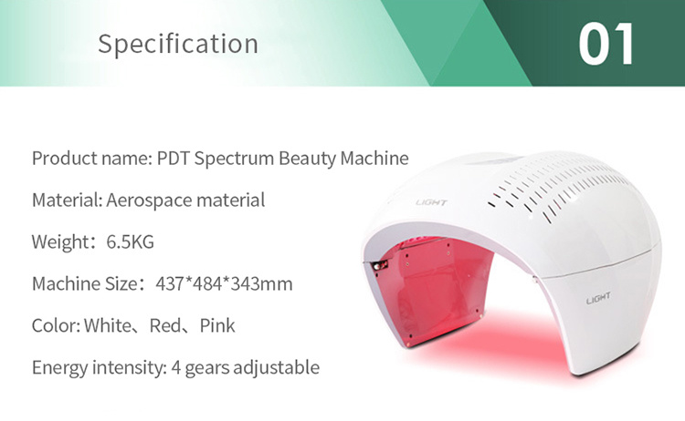 Professional Infrared Red Blue Bio Photobiomodulation Anti Aging Beauty Machine