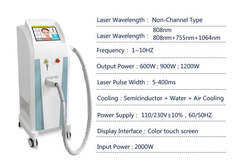 Brand Positioning Permanent 808nm Diode Laser IPL Shr Hair Removal