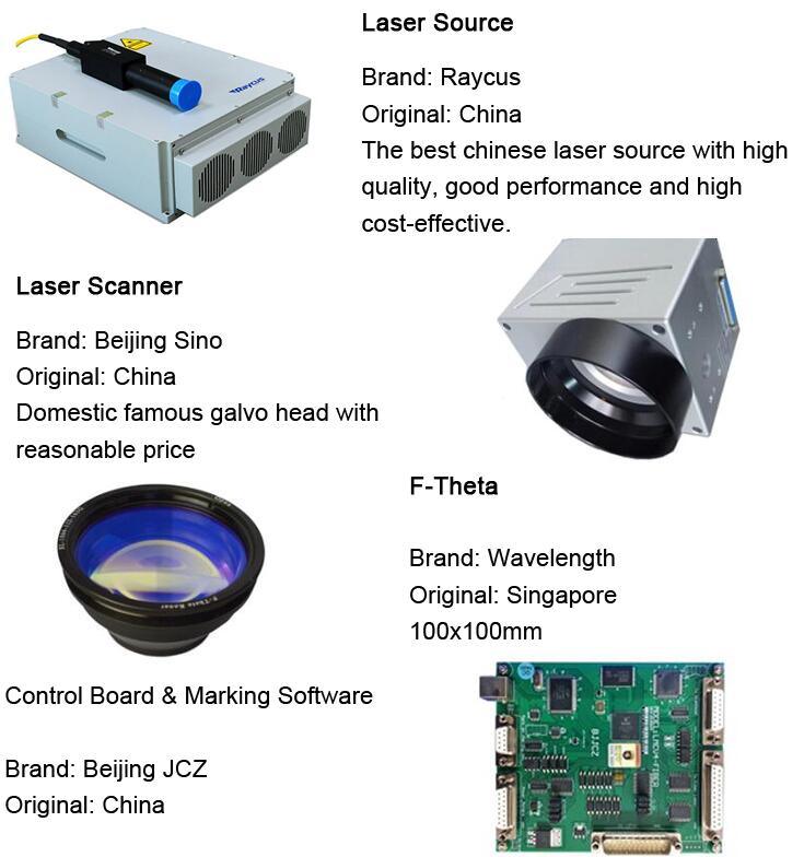 50W 30W Jewelry Silver Gold Brass Engraving Laser Machine with Computer