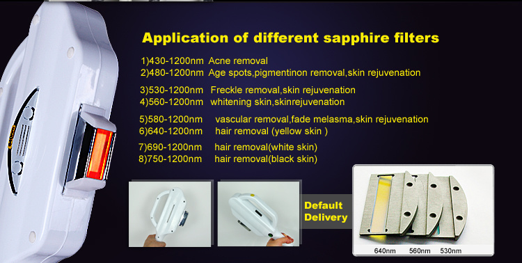 Elight IPL RF Laser Machine for Hair Removal and Skin Rejuvenation