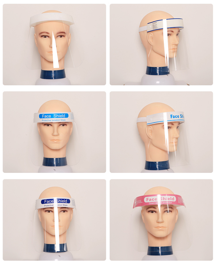 Disposable Protective Face Shield Personal Protective Equipment