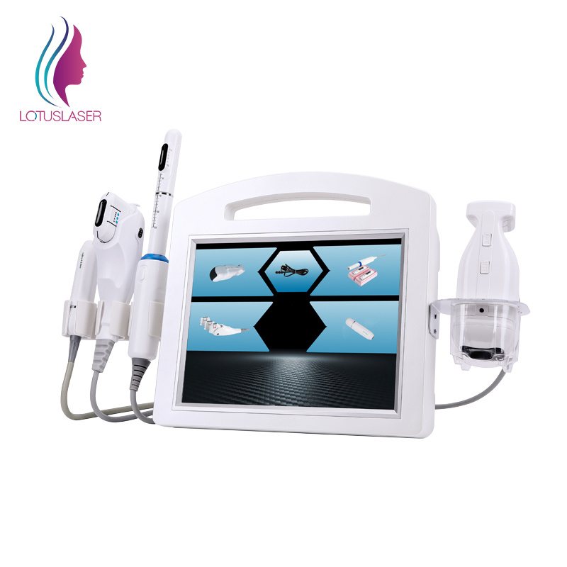 Portable 3D 4D 5D Hifu Machine for Body Shaping and Hifu Face Lift for Skin Tightening