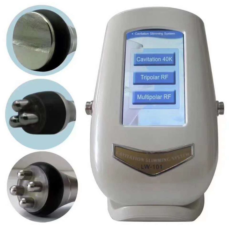 Portable 3 in 1 Ultrasonic Cavitation Radio Frequency Slimming Beauty Apparatus