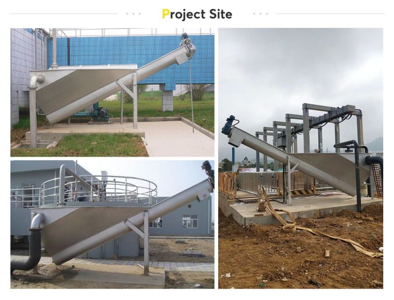 Preliminary Treatment of Sewage Grit Removal Solids Liquid Separator Equipment