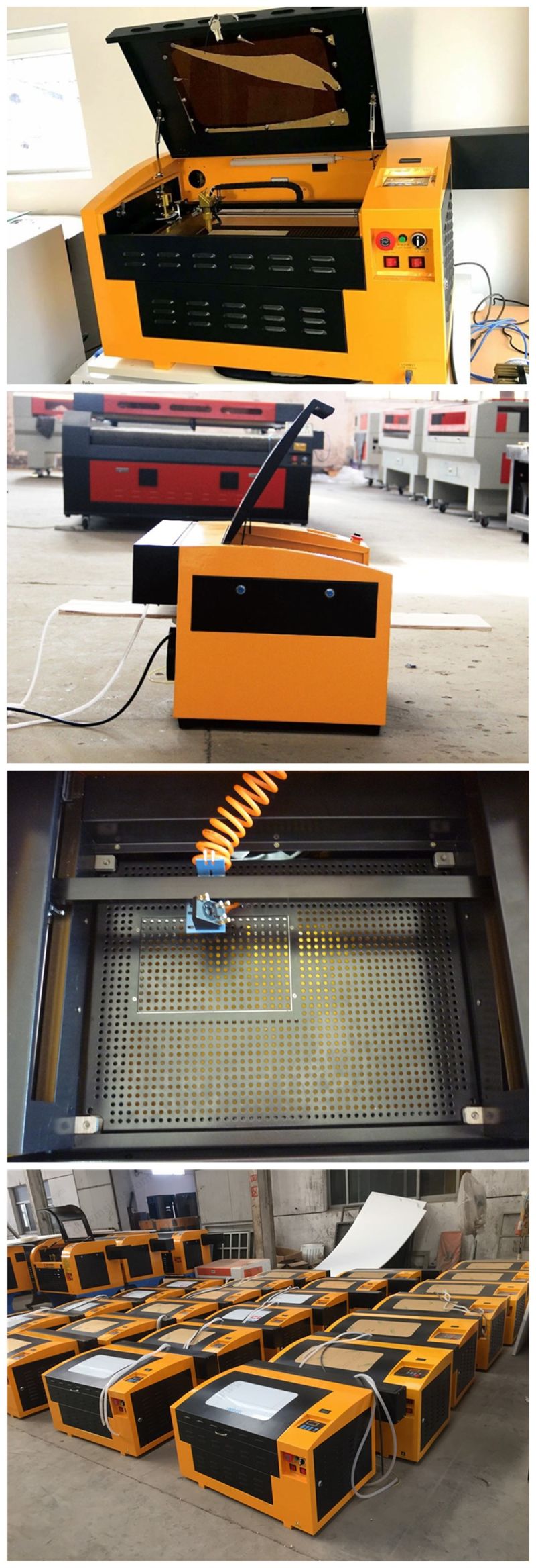 CO2 CNC Cutter 40W CO2 Laser Cutting Photo Crystal Laser Engraving Machine