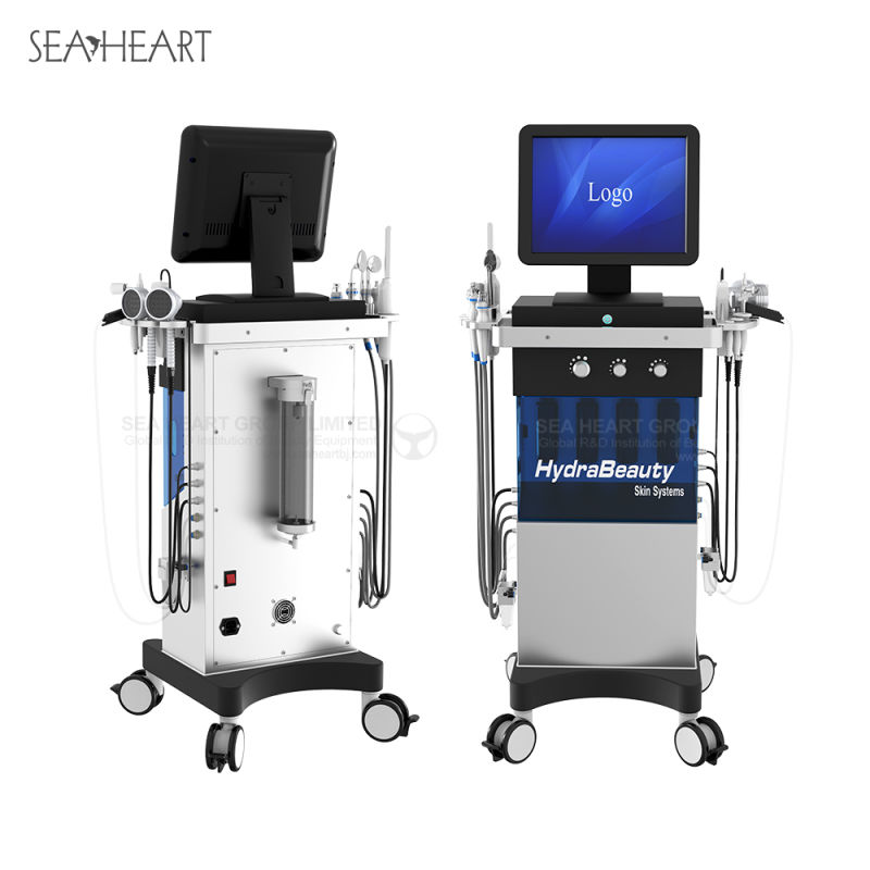 Sea Heart 9 in 1 Aqua Facial Cleaning Hydra Beauty Microdermabrasion Machine with Ce