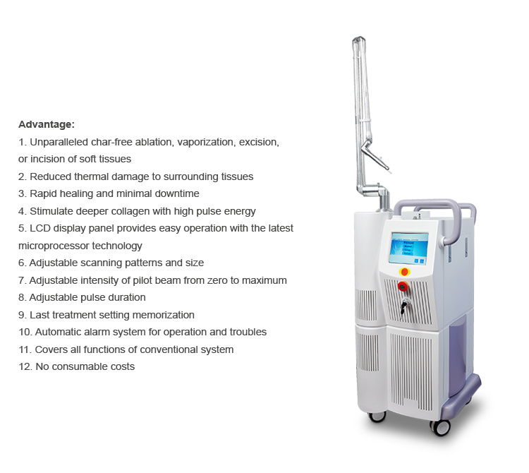 Latest Fractional CO2 Laser Equipment with 100% Positive Feedback