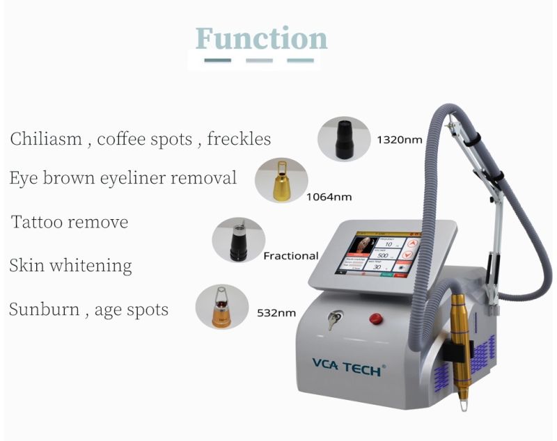 High Power Q-Switch ND YAG Laser Tattoo Removal System