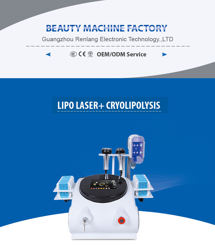 Ce Approved Weight Loss Cavitation Machine Cryolipolysis Laser Lipo Equipment
