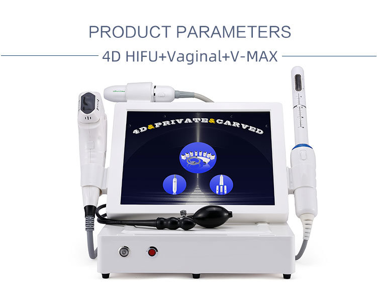 Multifunctional 3 in 1 4D Hifu Machine + Vmax + Hifu Vaginal Beauty Machine