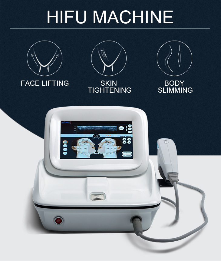 3D Hifu Face Lifting Wrinkle Removal Skin Tightening Facial Beauty Machine