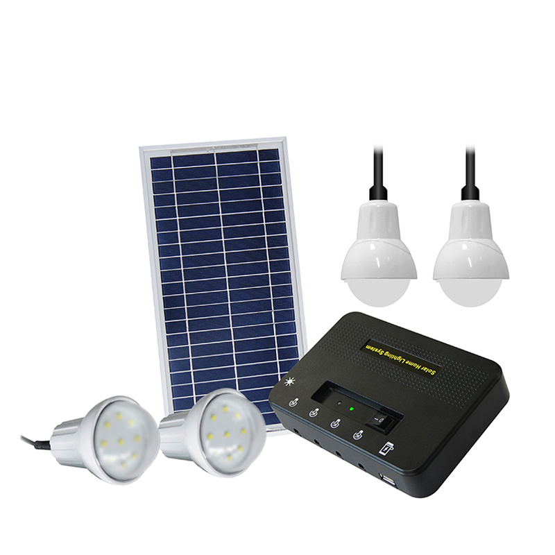 Portable Solar Kit for Home Use and Phone Charging