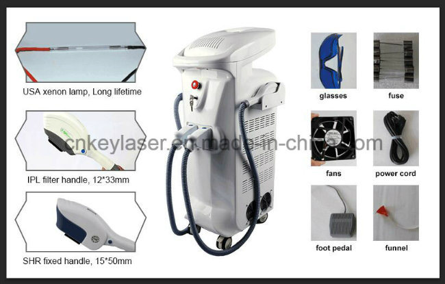 Vertical Shr IPL Machine Shr Hair Removal Machine Elight Skin Rejuvenation