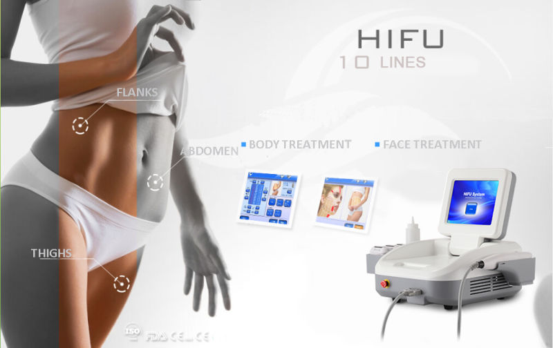 2020 Hifu with 3 Cartridges 20000 Shots Medical Hifu for Slimming