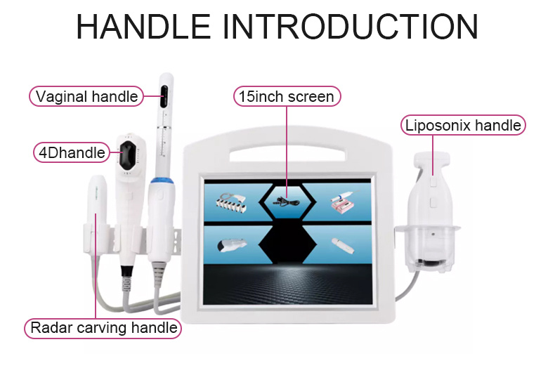 Portable 3D 4D 5D Hifu Machine for Body Shaping and Hifu Face Lift for Skin Tightening