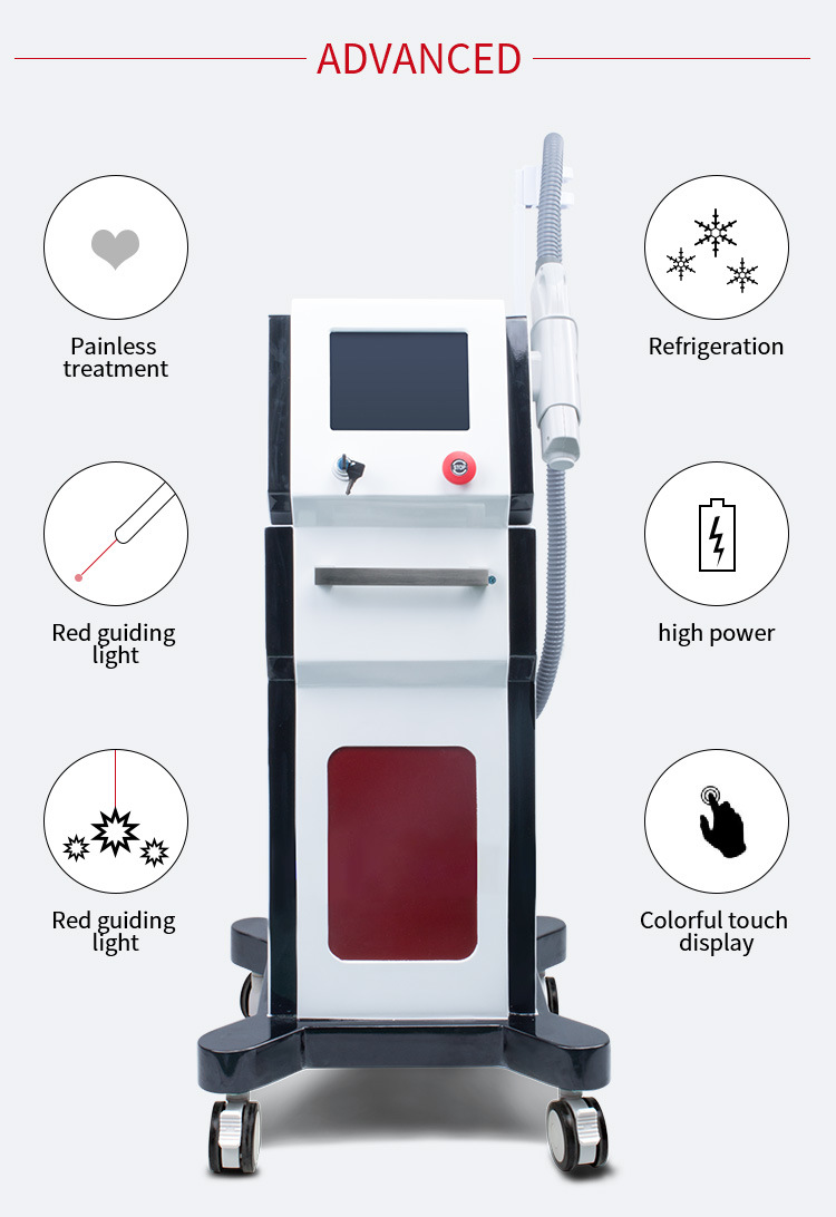 Q-Switch ND YAG Laser Tattoo Removal Equipmente Beauty Machine