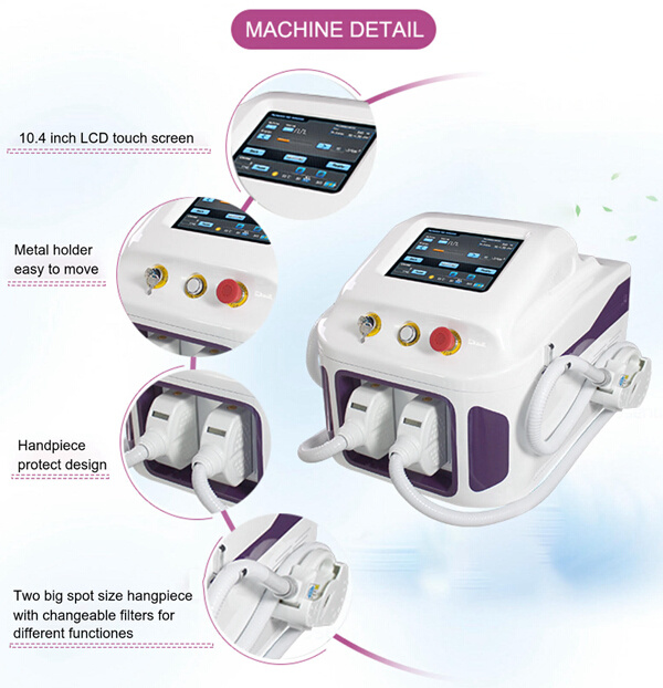 FDA Approved Portable Laser IPL Shr Opt Machine