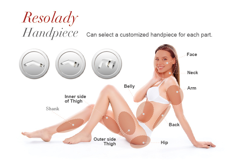 RF, Ultrasound, Vacuum Suction Face Lifting/ Body Slimming Beauty Equipment