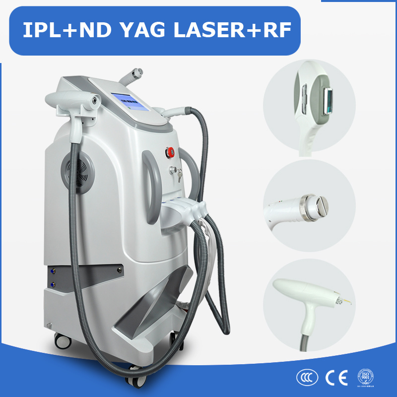 Beauty Salon Equipment IPL Laser Hair Removal Machine with ND YAG Laser Tattoo Removal