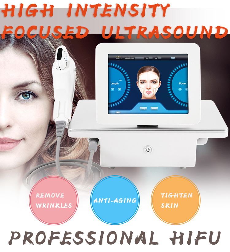 Hifu High Intensity Focused Ultrasound Hifu Face Lift Machine