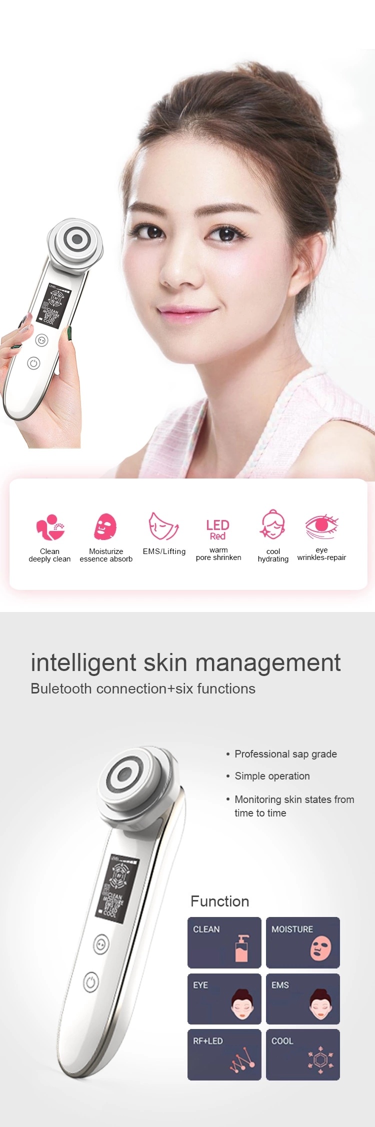 Beauty Personal Care EMS RF Beauty Instrument Skin Eye Massager