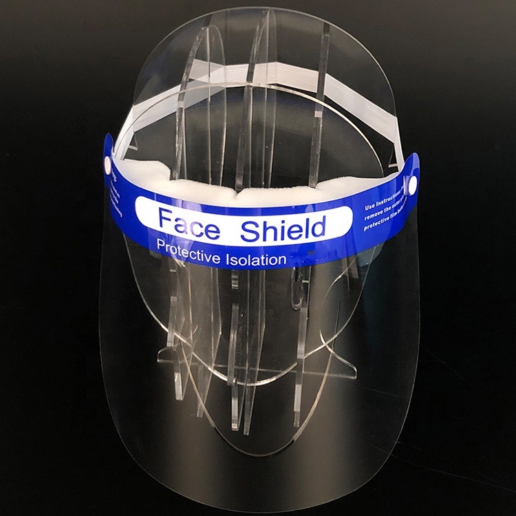 Personal Protective Equipment Transparent Protective Anti-Fog Disposable Face Shield